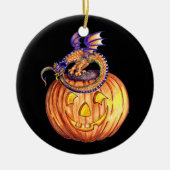 Halloween Pumpkin Dragon-versiering Keramisch Ornament (Voorkant)