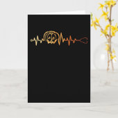 Halloween Pumpkin ECG Kaart (Gele Bloem)