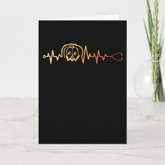 Halloween Pumpkin ECG Kaart