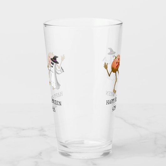 Halloween Pumpkin en Ghost Glas (Links)