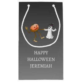 Halloween Pumpkin en Ghost Klein Cadeauzakje