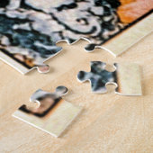 Halloween Pumpkin en heksen met bezems Legpuzzel (Zijkant)