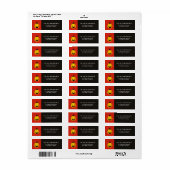 Halloween Pumpkin Etiket (Full Sheet)