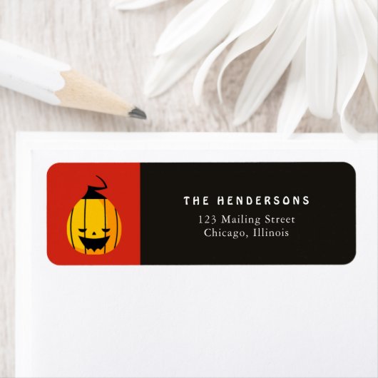 Halloween Pumpkin Etiket (Insitu)