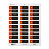 Halloween Pumpkin Etiket (Full Sheet)