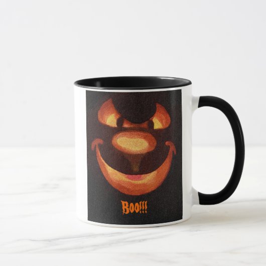 Halloween Pumpkin Face - Boo!!! Mok (Rechts)
