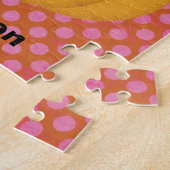 Halloween Pumpkin Face Gepersonaliseerd Kinder Puz Legpuzzel (Zijkant)