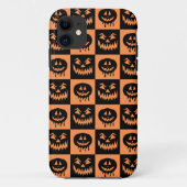 Halloween Pumpkin Face Ghost Spooky Pattern Case-Mate iPhone Case (Achterkant)