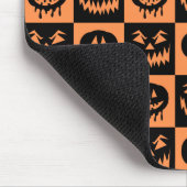 Halloween Pumpkin Face Ghost Spooky Pattern Muismat (Hoek)