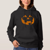 Halloween Pumpkin Face Hoodie (Voorkant)
