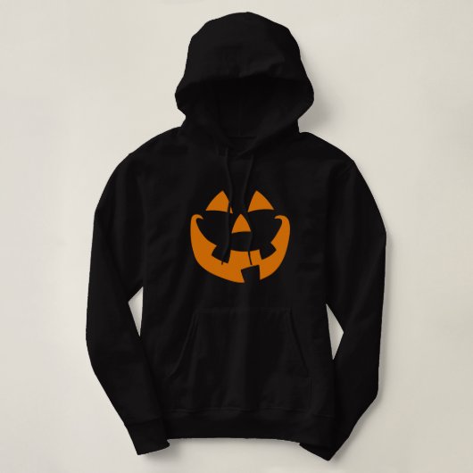Halloween Pumpkin Face Hoodie (Design voorkant)