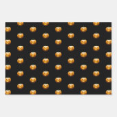 Halloween Pumpkin Face Inpakpapier Vel (Voorkant 2)