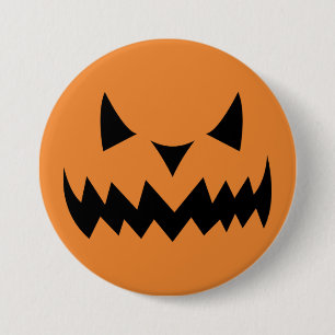 Halloween Pumpkin Face Ronde Button 7,6 Cm