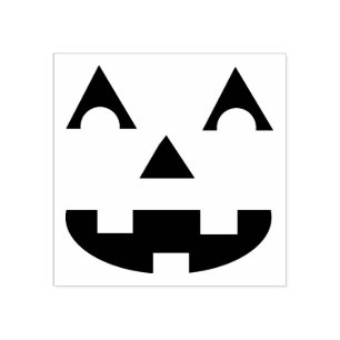 Halloween Pumpkin Face Rubberstempel