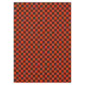 Halloween Pumpkin Face Squares Tafelkleed (Voorkant)