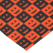 Halloween Pumpkin Face Squares Tafelkleed (Gekanteld)