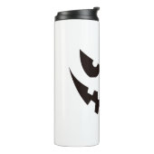 Halloween Pumpkin Face Thermosbeker (Gedraaid links)