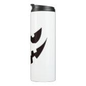 Halloween Pumpkin Face Thermosbeker (Geroteerd rechts)