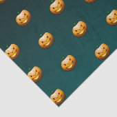 Halloween Pumpkin Face Tissuepapier (Detail)