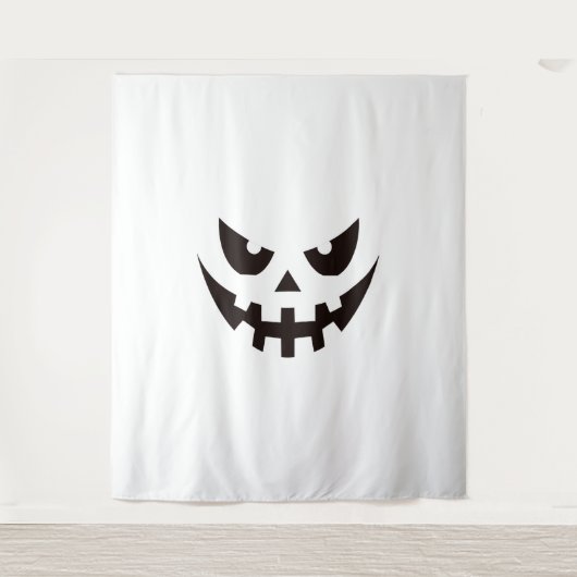 Halloween Pumpkin Face Wandkleed (Voorkant)