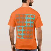 Halloween Pumpkin Faces T-Shirt (Achterkant)