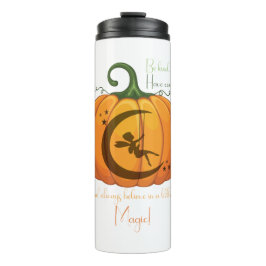 Halloween Pumpkin Fairy design Thermosbeker