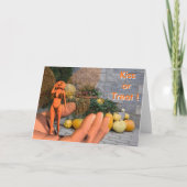 Halloween Pumpkin Fairy Kaart (Voorkant)