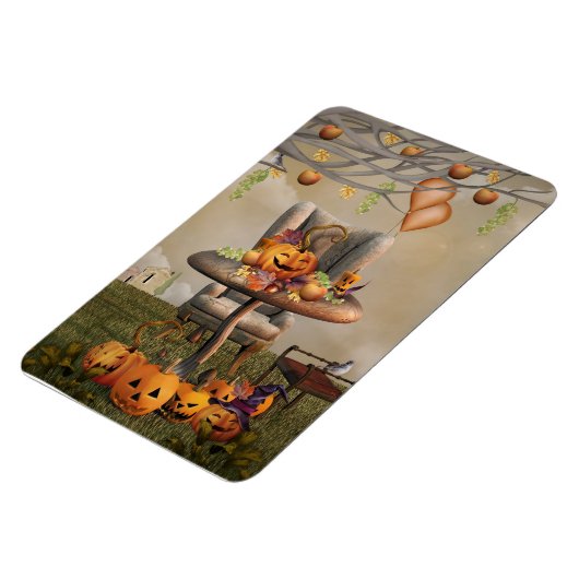 Halloween Pumpkin Feast Fantasy Art Magneet (Linkerzijde)