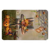 Halloween Pumpkin Feast Fantasy Art Magneet (Horizontaal)