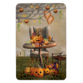 Halloween Pumpkin Feast Fantasy Art Magneet (Verticaal)