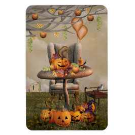 Halloween Pumpkin Feast Fantasy Art Magneet