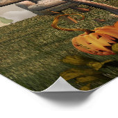 Halloween Pumpkin Feast Fantasy Art Poster (Hoek)