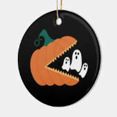Halloween Pumpkin Funny Ghosts Boys Kinder Keramisch Ornament (Links)