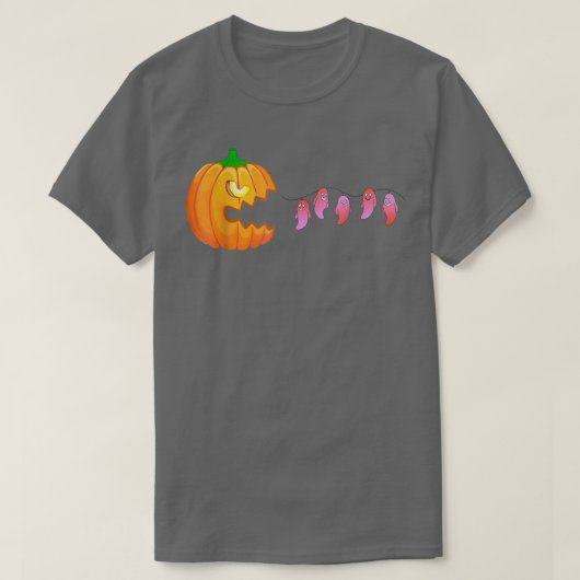 Halloween Pumpkin Funny Ghosts Boys Kinder Mannen T-shirt (Design voorkant)