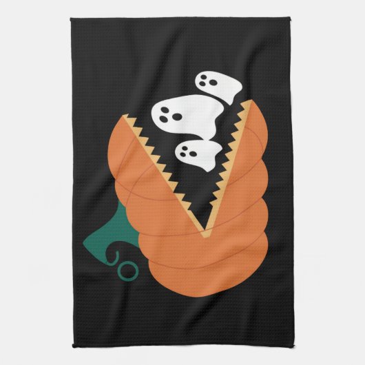 Halloween Pumpkin Funny Ghosts Boys Kinder Theedoek (Verticaal)