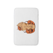 Halloween Pumpkin Funny Halloween Pumpkin Badmat (Voorkant Verticaal)