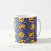 Halloween Pumpkin - Funny Pattern Koffiemok (Voorkant rechts)