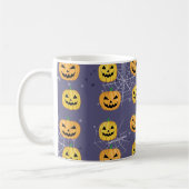 Halloween Pumpkin - Funny Pattern Koffiemok (Links)