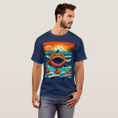 Halloween Pumpkin Funny Summerween Spooky Summer K T-shirt (Voorkant volledig)