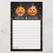 Halloween Pumpkin Gender onthullen partijadvies (Voorkant)