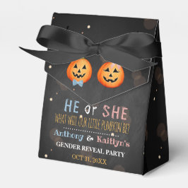 Halloween Pumpkin Gender Reopenbaarmakingsfeest Bedankdoosjes