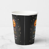 Halloween Pumpkin Gender Reopenbaarmakingsfeest Papieren Bekers (Rechts)