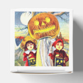 Halloween Pumpkin Ghost Bedankdoosjes (Bovenkant)