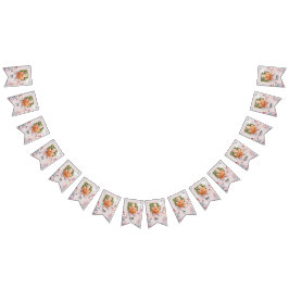 Halloween Pumpkin Ghost Birthday Foto Vlaggetjes