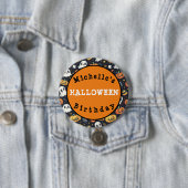  Halloween Pumpkin & Ghost Button (In situ)