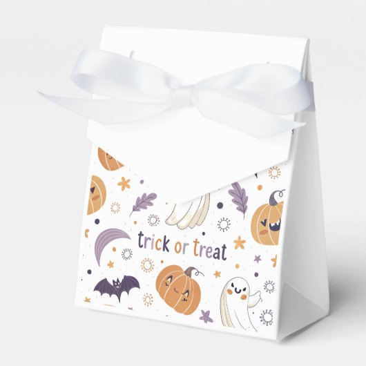 Halloween Pumpkin Ghost en Bat Favoriete Box Bedankdoosjes (Voorkant Zijde)