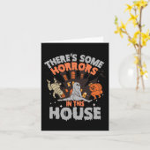 Halloween Pumpkin Ghost Er zijn een aantal verschr Kaart (Gele Bloem)