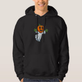 Halloween Pumpkin Ghost Hoodie (Voorkant)