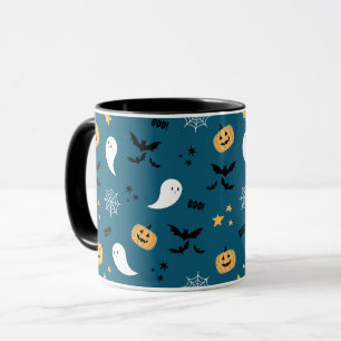 Halloween Pumpkin Ghost Mok