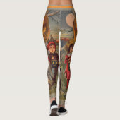  Halloween Pumpkin Ghost Trick or treat Leggings (Achterkant)